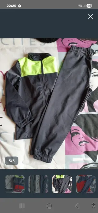 Pantalones vaqueros y de pana niño T. 5-6