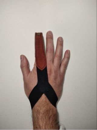 Dediles de pesca de cuero