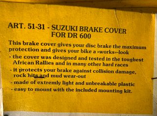 Copridisco Acerbis Suzuki DR 600 Rosso