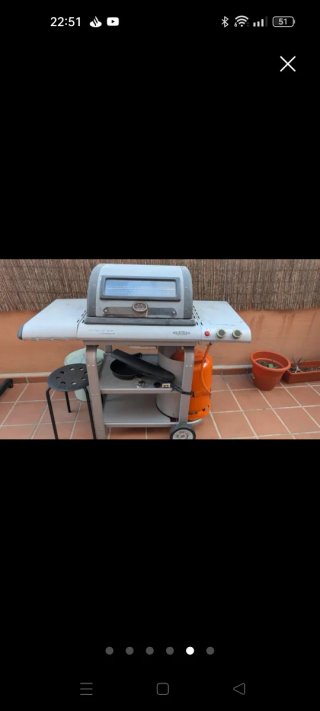 Barbacoa de gas campingaz sin humos