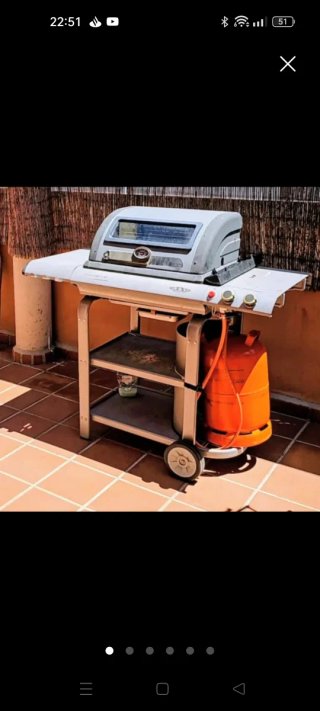 Barbacoa de gas campingaz sin humos