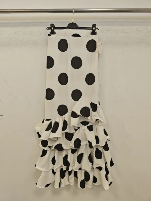 Falda Flamenco Volantes Lunares