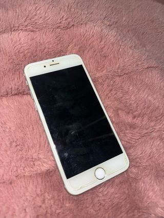 Teléfono iphone 6 Blanco y Plateado para piezas