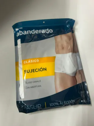 Calzoncillo Abanderado Talla 56 Blanco