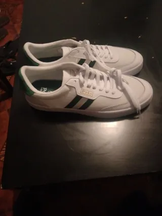 Zapatillas Polo Ralph Lauren Blancas y Verdes