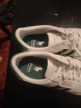 Zapatillas Polo Ralph Lauren Blancas y Verdes