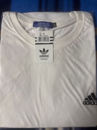 Camiseta Adidas Blanca Todas las tallas