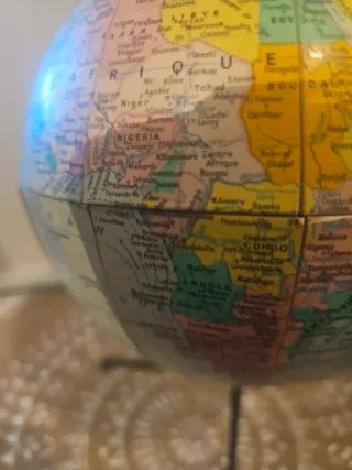 Globo Terraqueo Vintage Antiguo