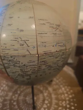 Globo Terraqueo Vintage Antiguo