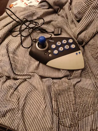 Mando Arcade PS2 Negro/Azul