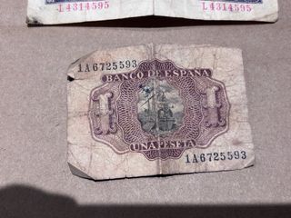Lote 3 billetes antiguos Banco de España