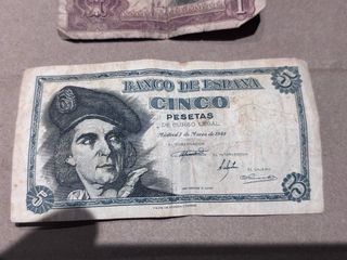 Lote 3 billetes antiguos Banco de España