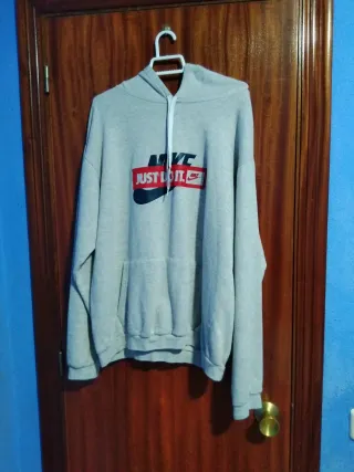 Sudadera Nike Gris Talla M-L