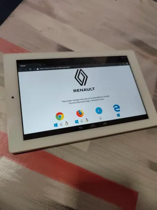 Tablet Vexia Zippers Blanca