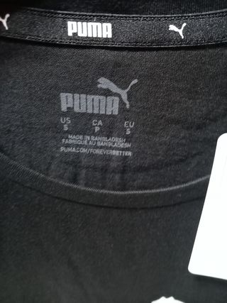 Maglietta Puma nera taglia S