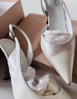 Scarpe da sposa Paru Milano bianche