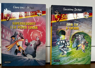 Pack 2 libros Geronimo Stilton
