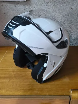 Casco Moto Kappa Blanco Talla S Abatible