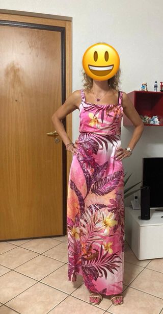 Vestito lungo floreale taglia M