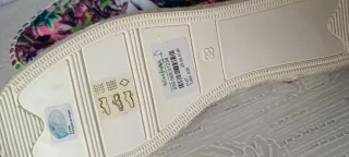 Alpargatas con cordones multicolor talla 38