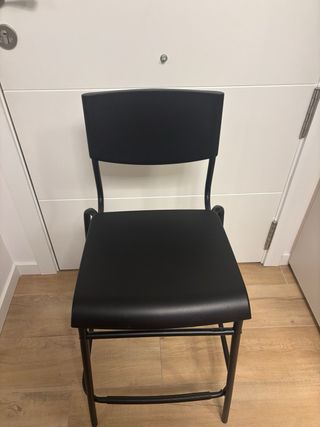 2 Taburetes IKEA STIG negros
