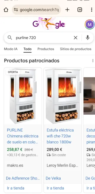 Estufa eléctrica Orbegozo CHE-720W WIFI