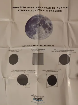 Puzzle Circular Luna 500 Piezas