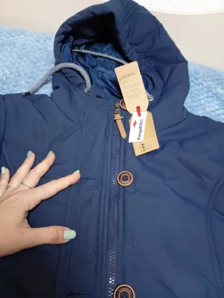 Chaquetón azul mujer Kangaroos