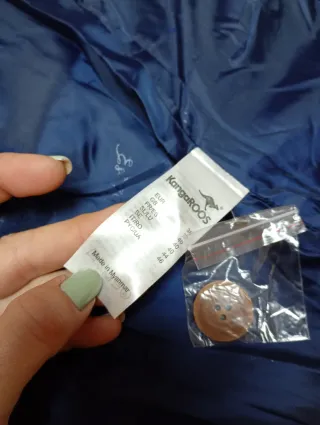 Chaquetón azul mujer Kangaroos