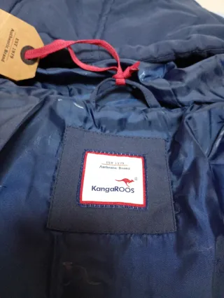 Chaquetón azul mujer Kangaroos