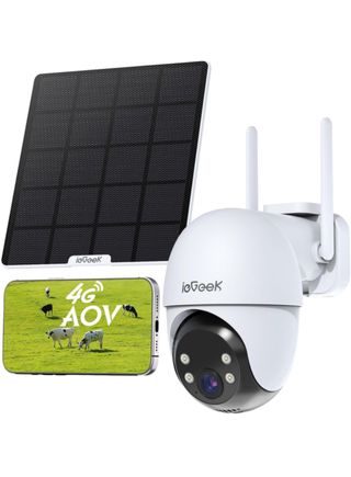 Telecamera 4G ieGeek con Pannello Solare 360º sim