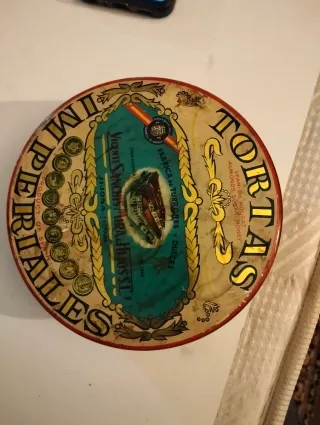 Lata antigua Tortas Imperiales Vicente Sanchis