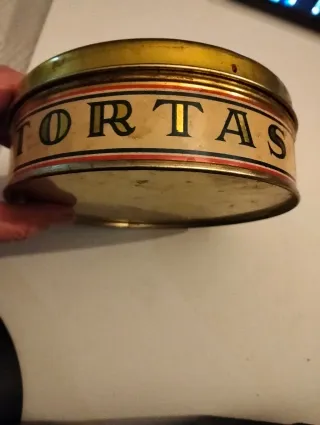 Lata antigua Tortas Imperiales Vicente Sanchis