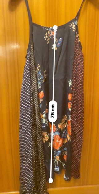 Abito bretelline Jucca nero multicolor