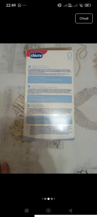 Tiralatte Chicco Vetro 0m+