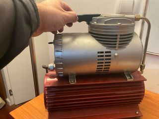 Compresor y pistola aerografía