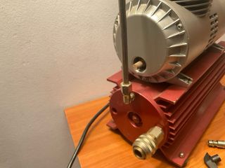 Compresor y pistola aerografía