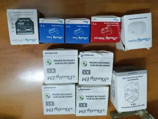 Lotto 10 Shelly: 2PM Gen4, 1PM MINI, 1 MINI, Motio