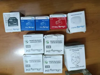 Lotto 10 Shelly: 2PM Gen4, 1PM MINI, 1 MINI, Motio