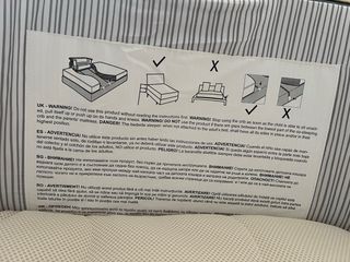 Minicuna Nanna gris y madera