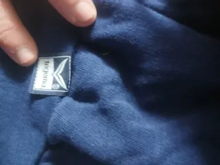 Felpa uomo vintage blu multicolor