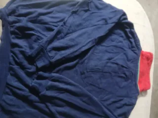 Felpa uomo vintage blu multicolor