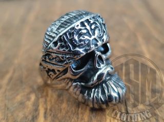 Anello teschio bandana