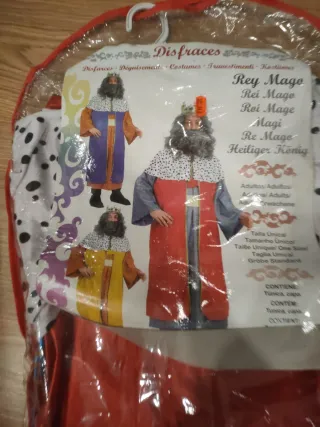 Disfraz Rey Mago Adulto Talla Única
