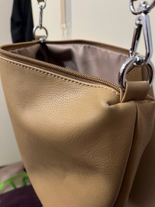 Borsa tracolla donna beige/marrone