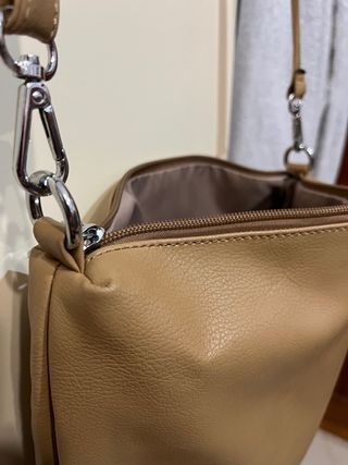 Borsa tracolla donna beige/marrone