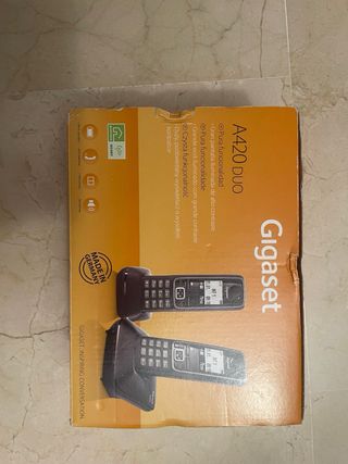 Teléfono Inalámbrico Gigaset A420 + 2 Bases
