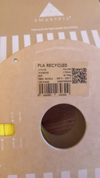 Filamento Smartfil 3D Amarillo