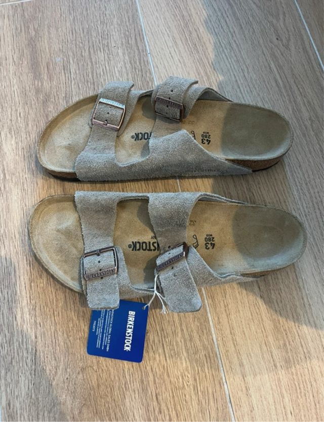 Birkenstock Talla 43 Beige/Marrón