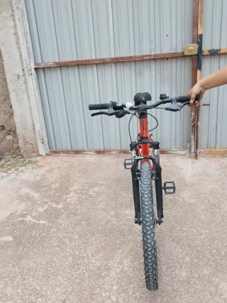 Bicicleta de Montaña Roja . Comprada hace un año